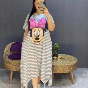 سارافون راه راه جیب دار - کد 31