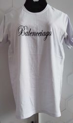 تیشرت آستین کوتاه تابستانه جنس نخ پنبه سایز 2 رنگ سفید مدل balenciaga - کد 70
